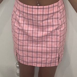 Pink Pencil Skirt